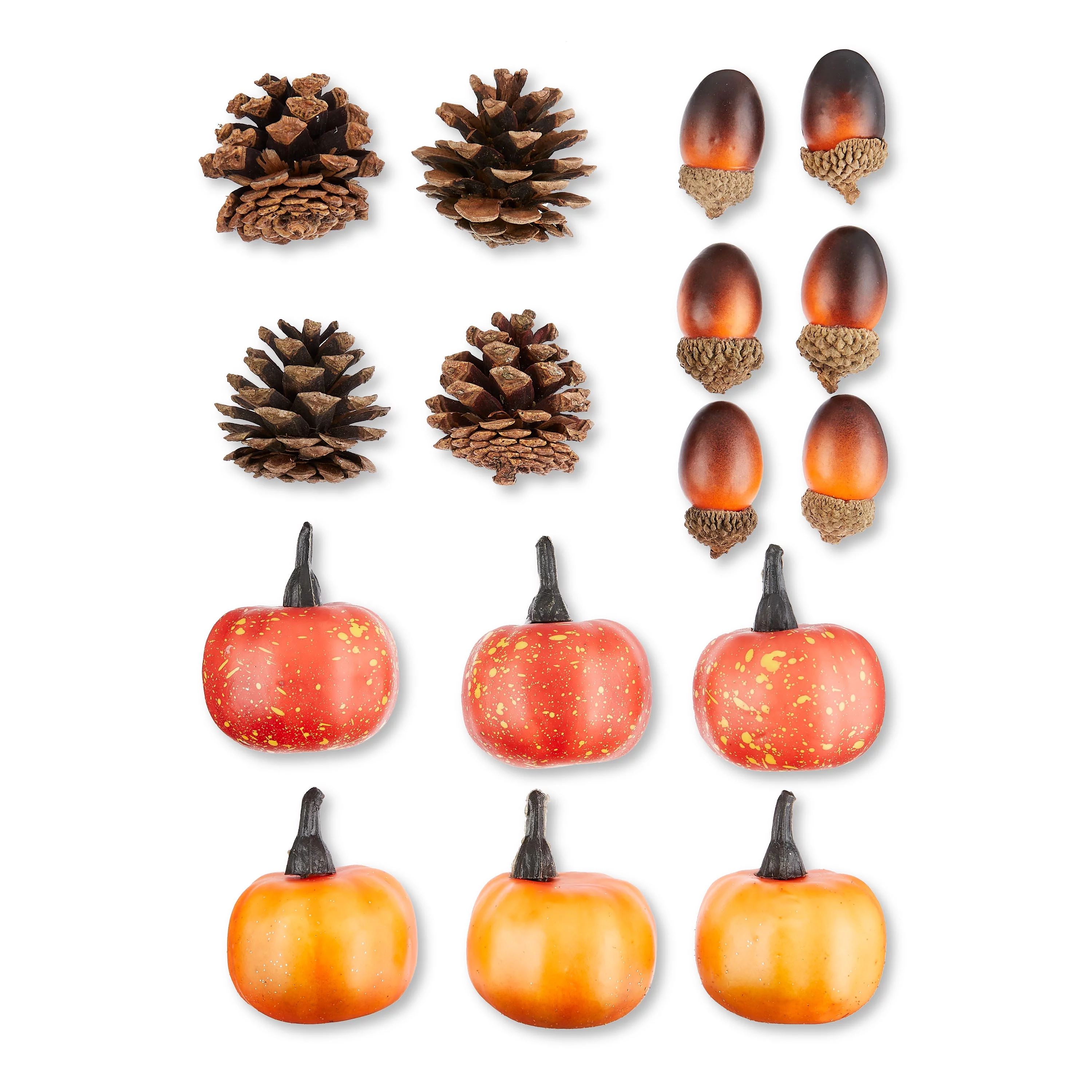 Fall, 6 inch Height Harvest Bagged 16 pcs Multi-color Pumpkins Decoration, Way to Celebrate - Wal... | Walmart (US)