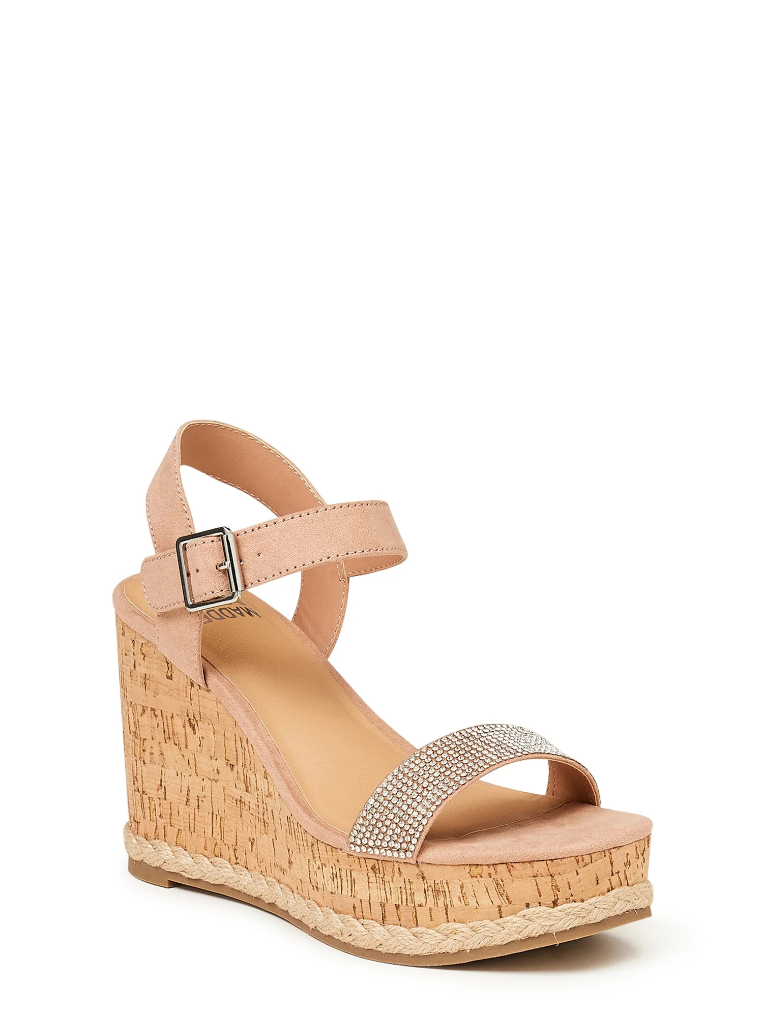 Madden NYC Women's Embellished Cork Wedge Sandals | Walmart (US)