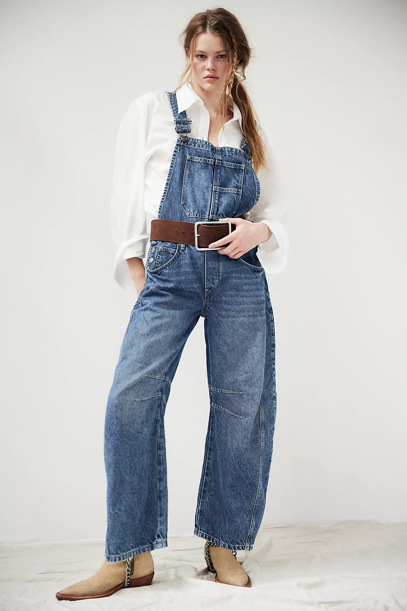 We The Free Good Luck Barrel Overalls | Free People (Global - UK&FR Excluded)