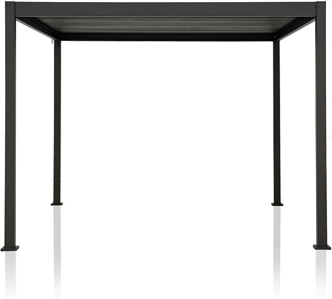 MIRADOR 88S Louvered Pergola, 10' x 12', Full Aluminum Frame, Adjustable Roof for OutAdoor Deck G... | Amazon (US)