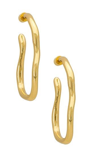 Obsession Hoops in Gold | Revolve Clothing (Global)