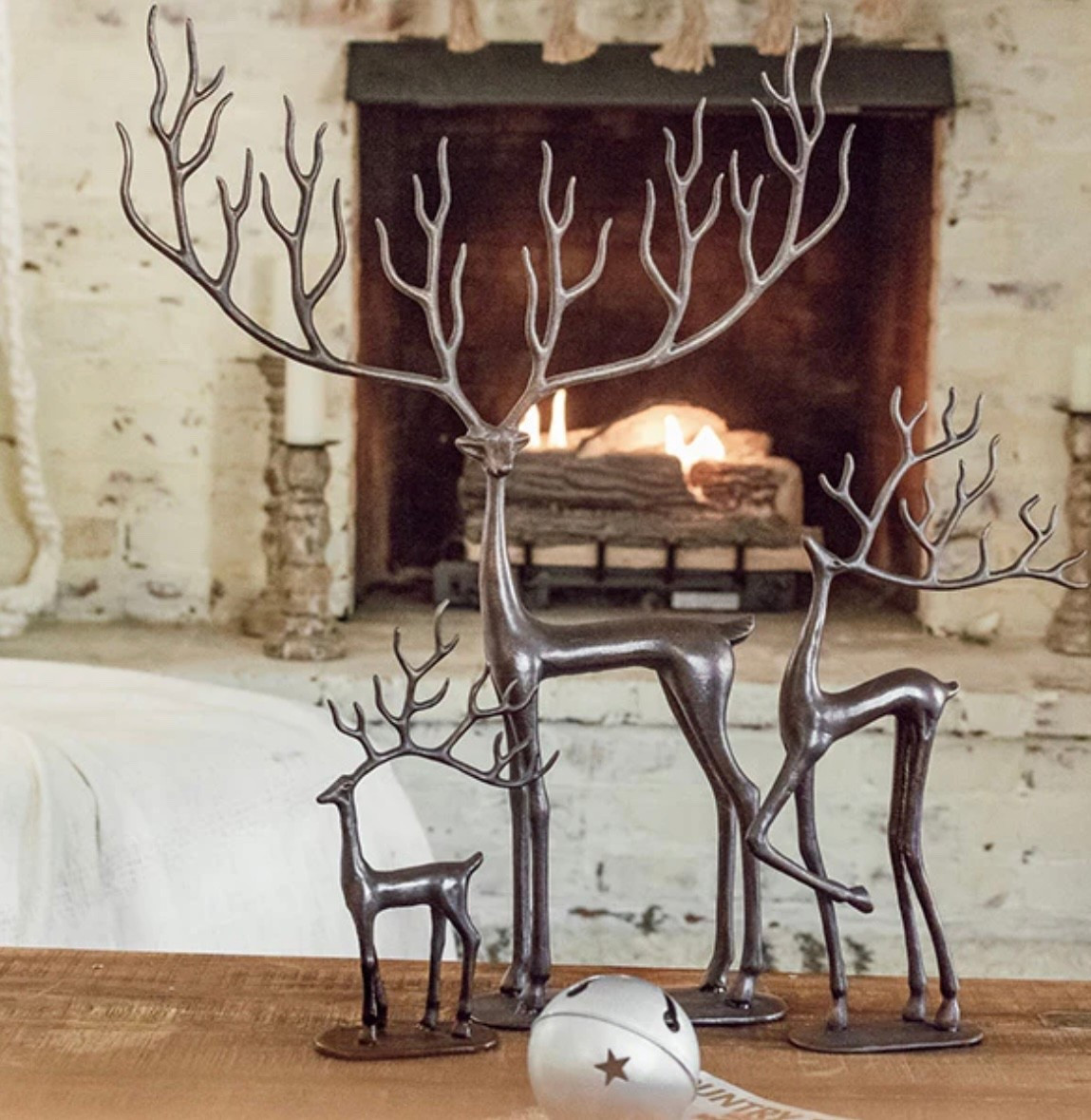 These are a much more affordable option compared to the designer reindeer!! The bronze color is gorgeous🤎

#LTKSeasonal #LTKSaleAlert #LTKHome