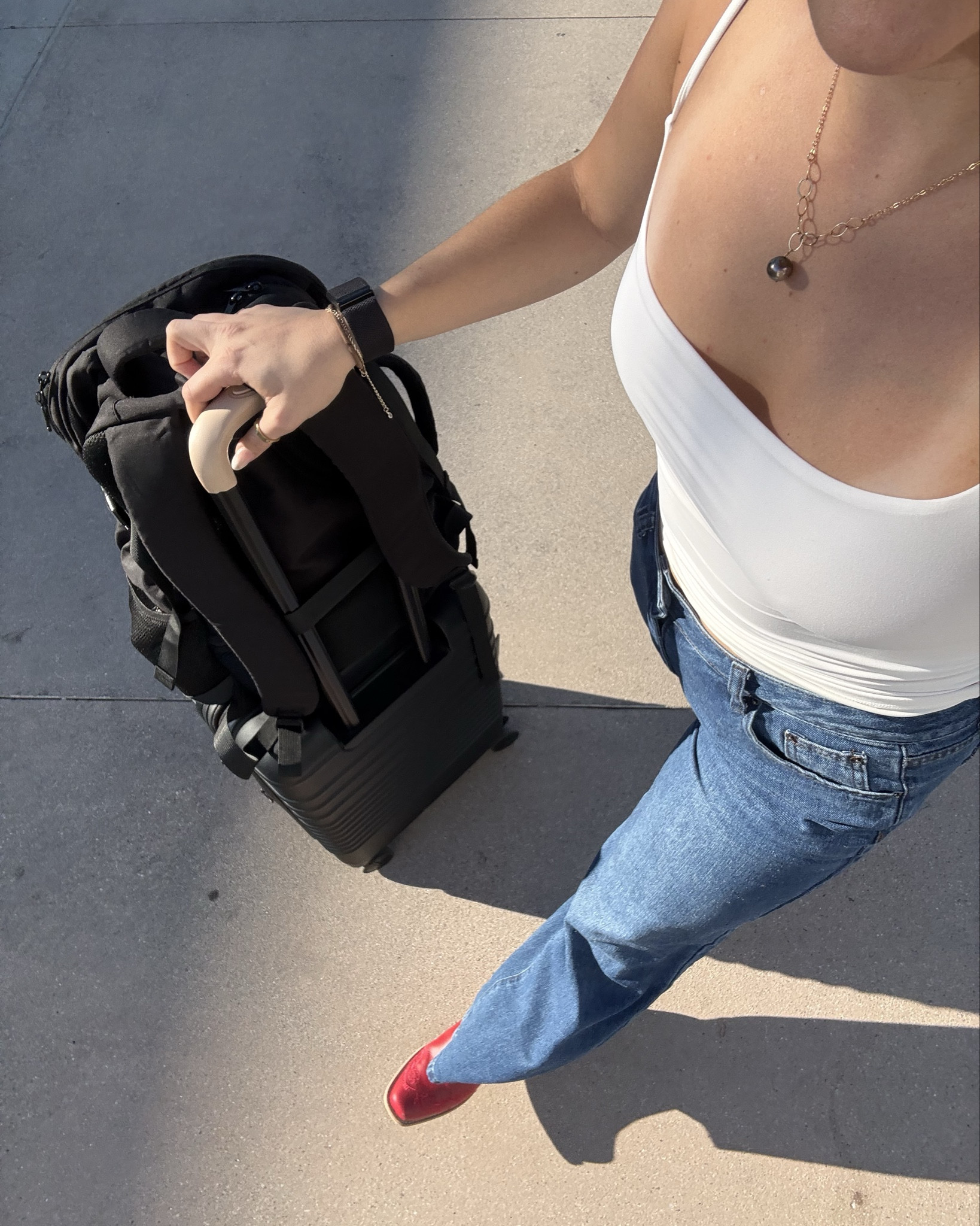 These boots were made for walkin…through the airport 

#LTKTravel #LTKSaleAlert #LTKHoliday