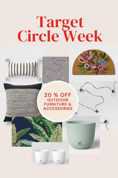 Target Circle Week: Outdoor Furniture and Accessories 