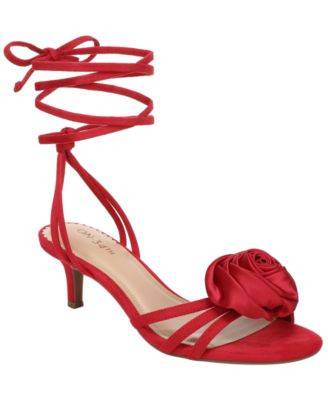 Women's Cahlliee Rose Lace-Up Dress Sandals | Macy's