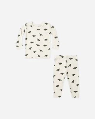 Bamboo Pajama Set Bats | Rylee + Cru