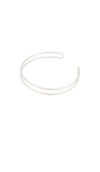 Jenny Bird Yaya Arm Cuff in Metallic Silver. | Revolve Clothing (Global)