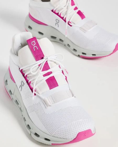 New color of oncloud cloud nova sneakers 🤩 obsessed with the pink! 

Oncloud sneakers; cute sneakers; running sneakers; mom sneakers; pink and white sneakers; white sneakers; running shoes; Christine Andrew 

#LTKFitness #LTKshoecrush #LTKstyletip