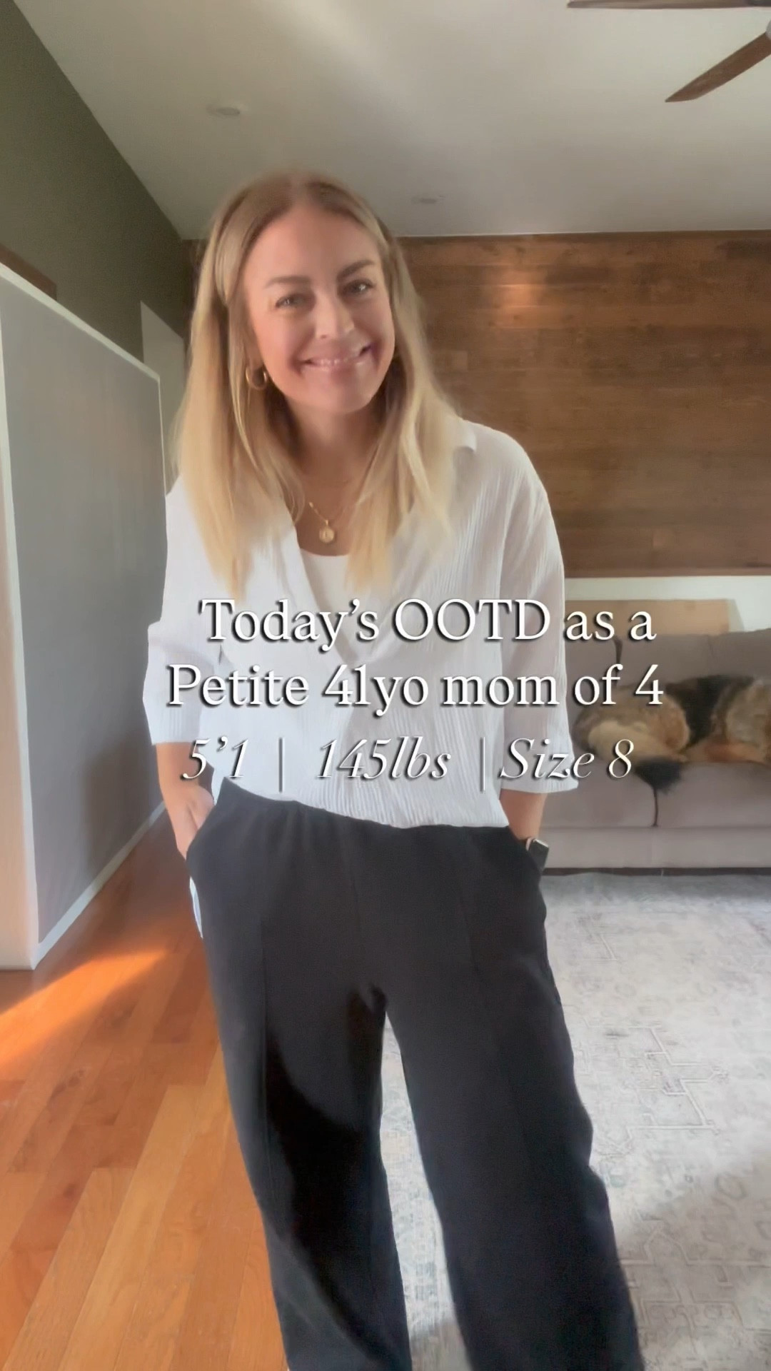 Comfy + Cute = Midlife Perfection ✨ Oversized top + Gap Sweats that come in petite 🙌🏻 and lots of ‘cool shoes’ complements. Love this minimalistic look ✔️✔️

#LTKStyleTip #LTKOver40 #LTKPetite