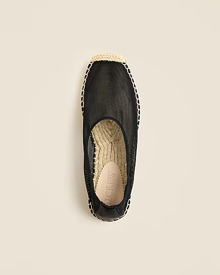 Made-in-Spain espadrille flats in mesh | J. Crew US