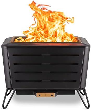 TIKI Brand 21.5 Inch Smokeless Portable Fire Pit Metal | Amazon (US)