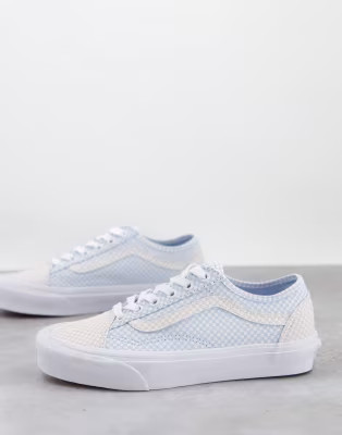 Vans Style 36 pastel checkerboard trainers in blue/white | ASOS (Global)