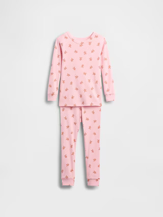 Kids & Baby Organic Brushed Cotton Holiday PJ Set | Gap (US)