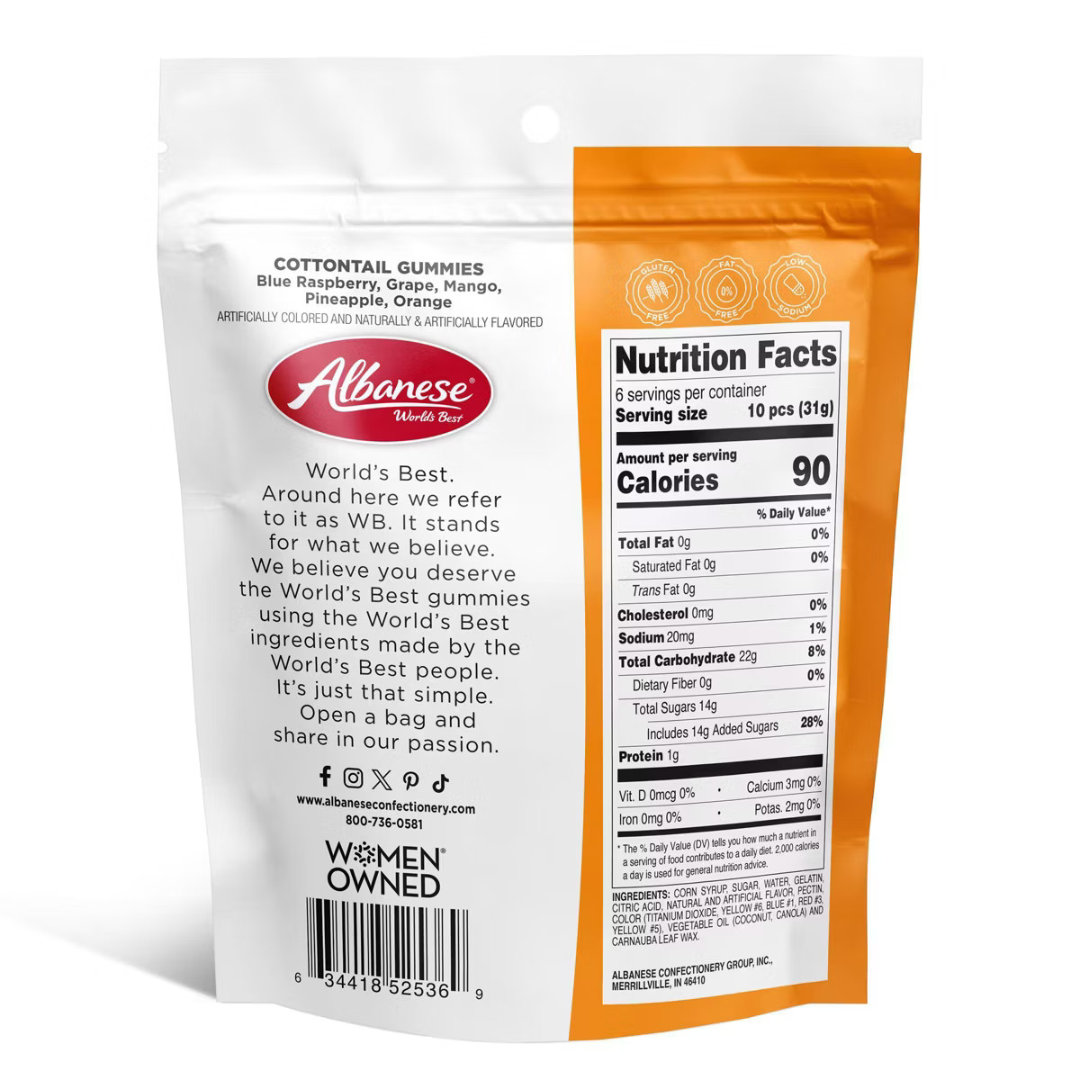 World's Best Easter Cottontail Gummies - 7oz | Target