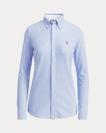 Striped Knit Oxford Shirt | Ralph Lauren (UK)