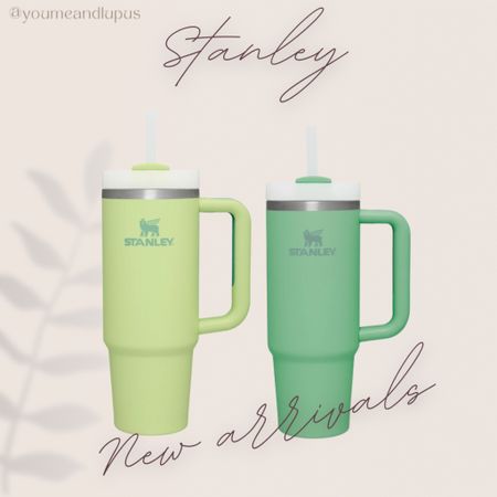 New colors from Stanley!
Stanley Quencher, Stanley Tumbler, 40oz Tumbler, spring colors, jade, citron, new arrivals, spring break finds, travel tumblers, YoumeandLupus, ice cold drinks

#LTKFind #LTKunder100 #LTKSeasonal