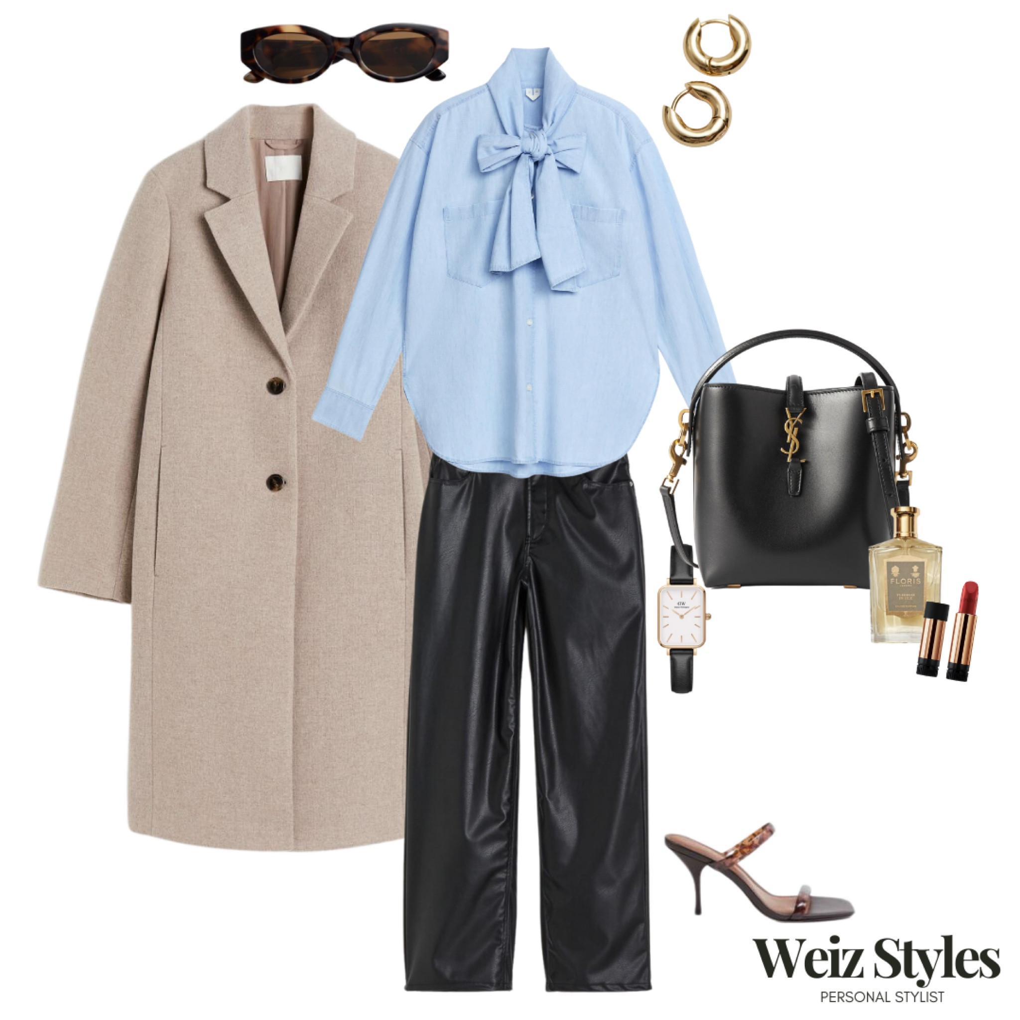How to style a pussy bow blouse - Look 1

#pussybowblouse #blouse #arket #weizstyles #autumn #fashion #howtowear #howtostyle #personalstylist #ootd #autumnoutfit #heels #coat #hm #sunglasses #gold #earrings #hoops #andotherstories #ysl #bag #blackbag #lipstick #red #blue #shirt #johnlewis #coatedjeans #blackjeans #styleadvice #feminine #outfitoftheday #outfitideas #shop #london #blogger #leathertrousers #blacktrousers #chic #effortless #daytonight #accessorise #cool

#LTKSeasonal #LTKstyletip #LTKworkwear