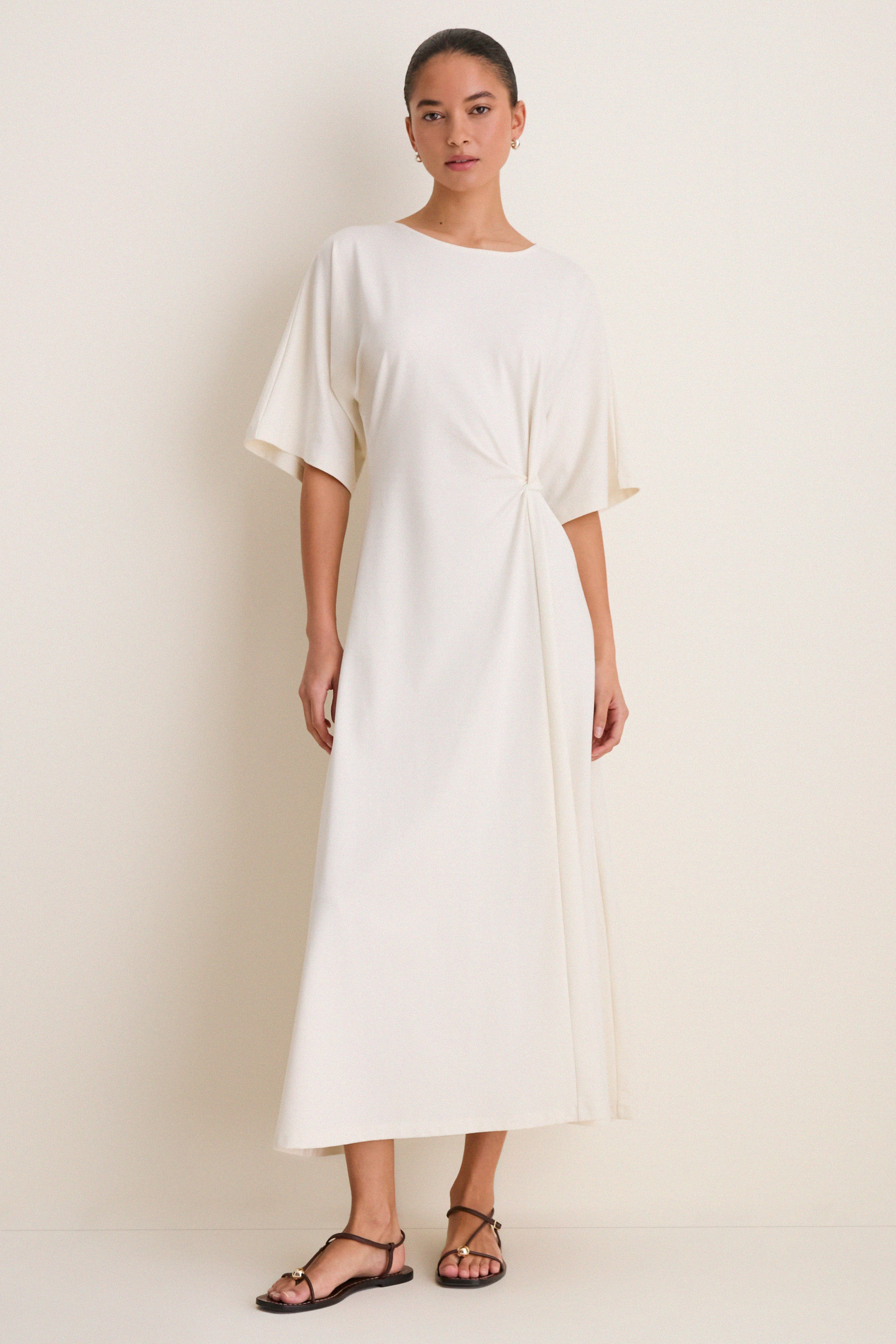 Buttercream Jersey Lisette Midi Dress | Tuckernuck (US)