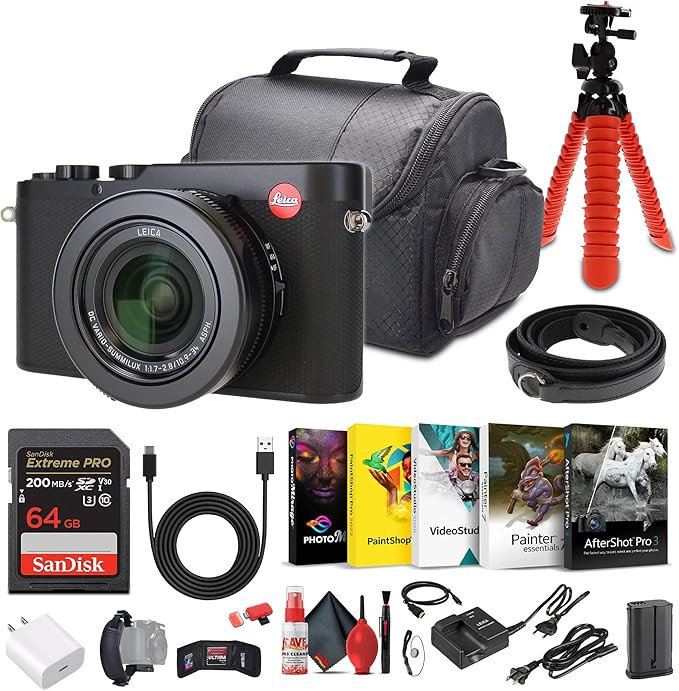 Leica D-Lux 8 Compact Digital Camera, 17MP 4/3" CMOS Sensor (19191) + 64GB Memory Card + Photogra... | Amazon (US)
