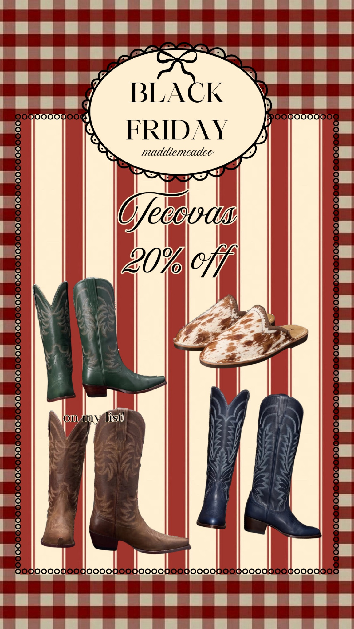 Tecovas 20% off 🤎 these are on my personal list hehe

#LTKHoliday #LTKGiftGuide #LTKCyberWeek