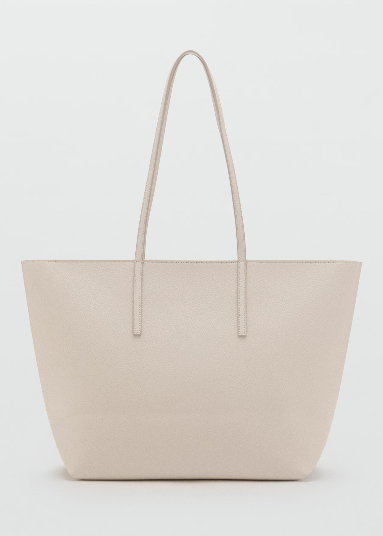 Shopper bag with double handle - Women | MANGO United Kingdom | MANGO (UK)