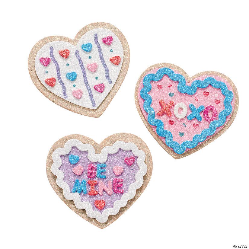 Valentine Cookie Magnet Craft Kit - Makes 12 | Oriental Trading Company