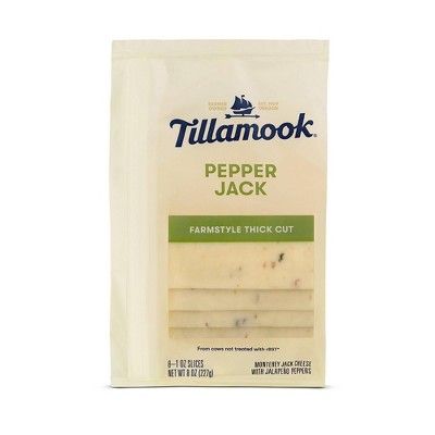 Tillamook Pepper Jack Cheese Slices - 8oz | Target