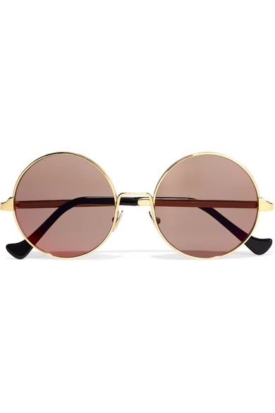 Cutler and Gross - Round-frame Gold-plated Sunglasses - one size | NET-A-PORTER (US)