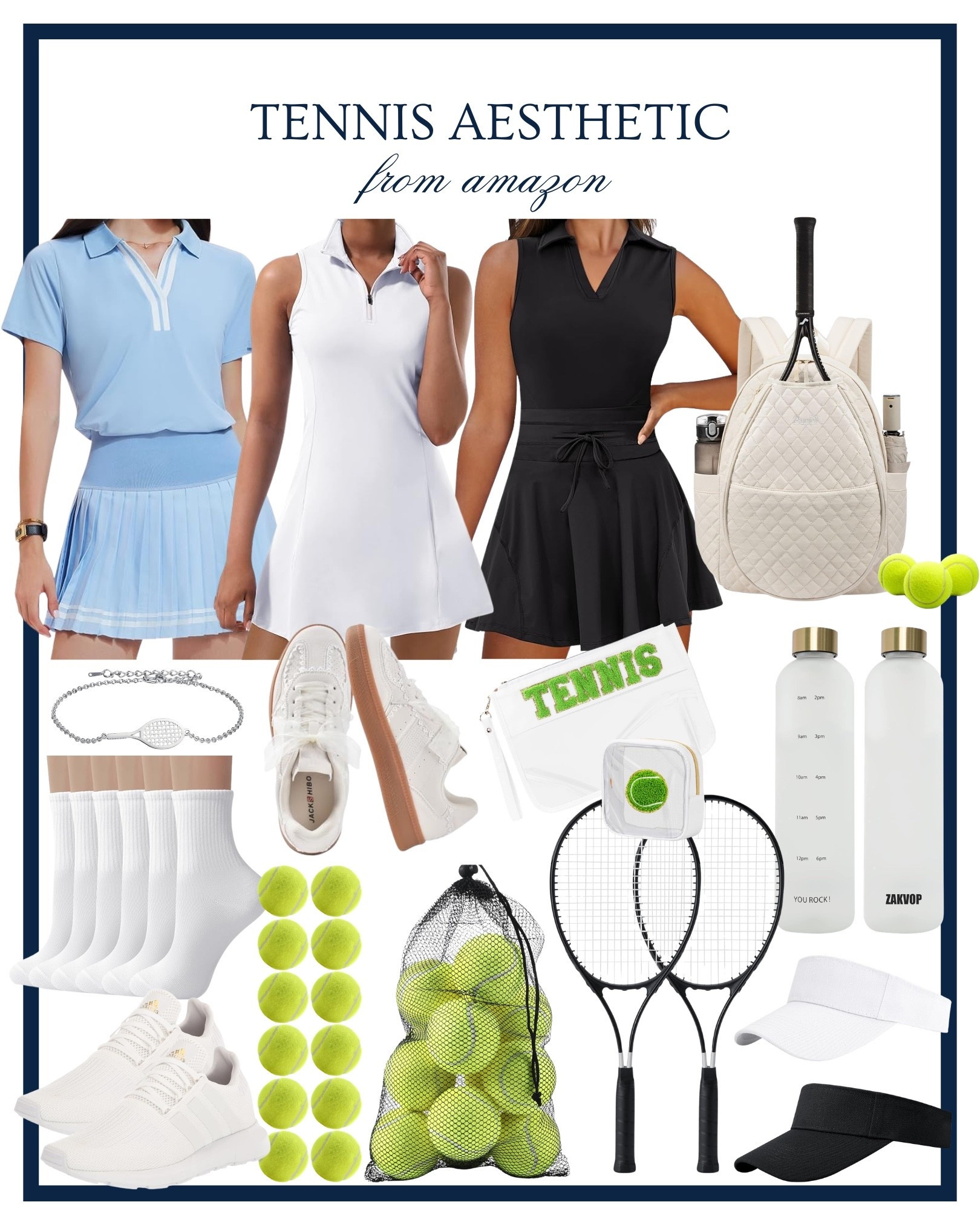 Tennis aesthetic from Amazon 🎾 I love these affordable, Amazon finds for a tennis gal summer  