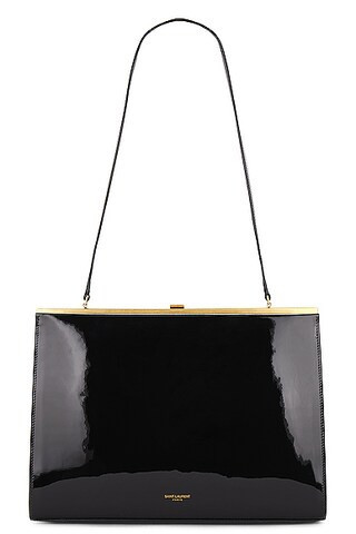 Saint Laurent Large Le Anne-marie Shoulder Bag in Black | FWRD 