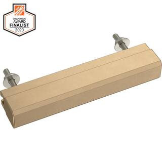 Liberty Tapered Edge 1 in. to 4 in. (25 mm to 102 mm) Champagne Bronze Adjustable Drawer Pull-P42... | The Home Depot