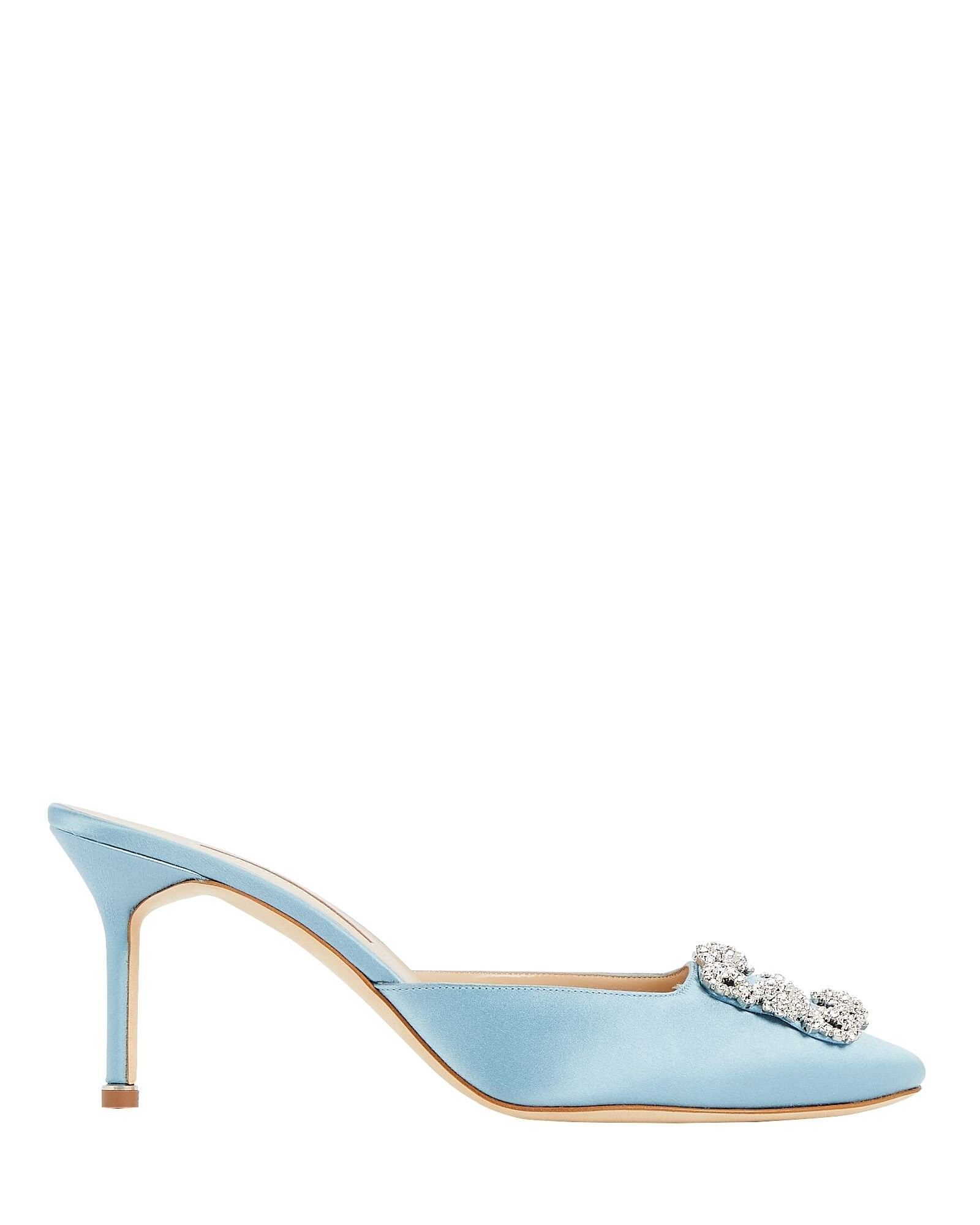 Hangisimu Crystal Satin Mules | INTERMIX