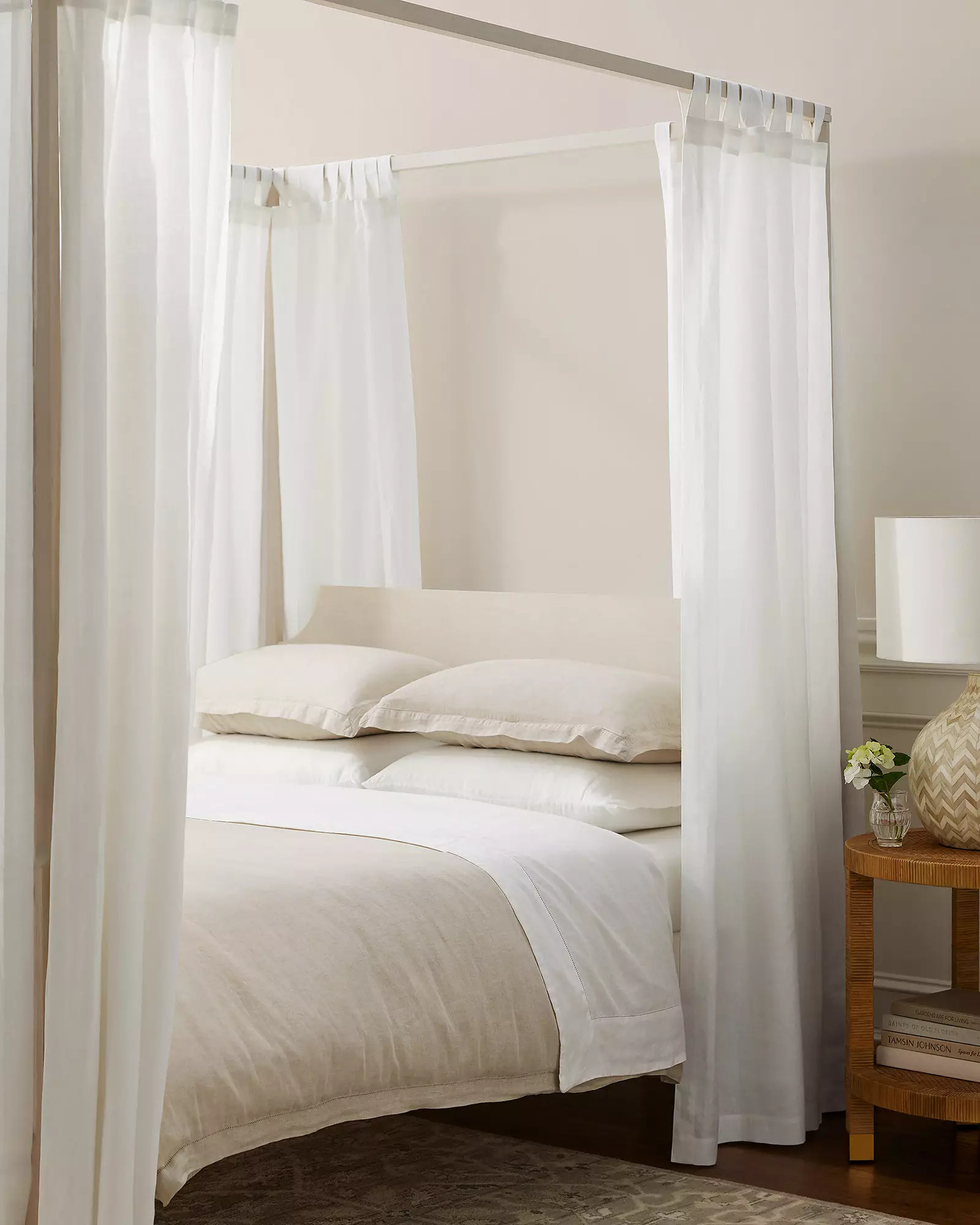 Linen Bed Sheers | Serena and Lily