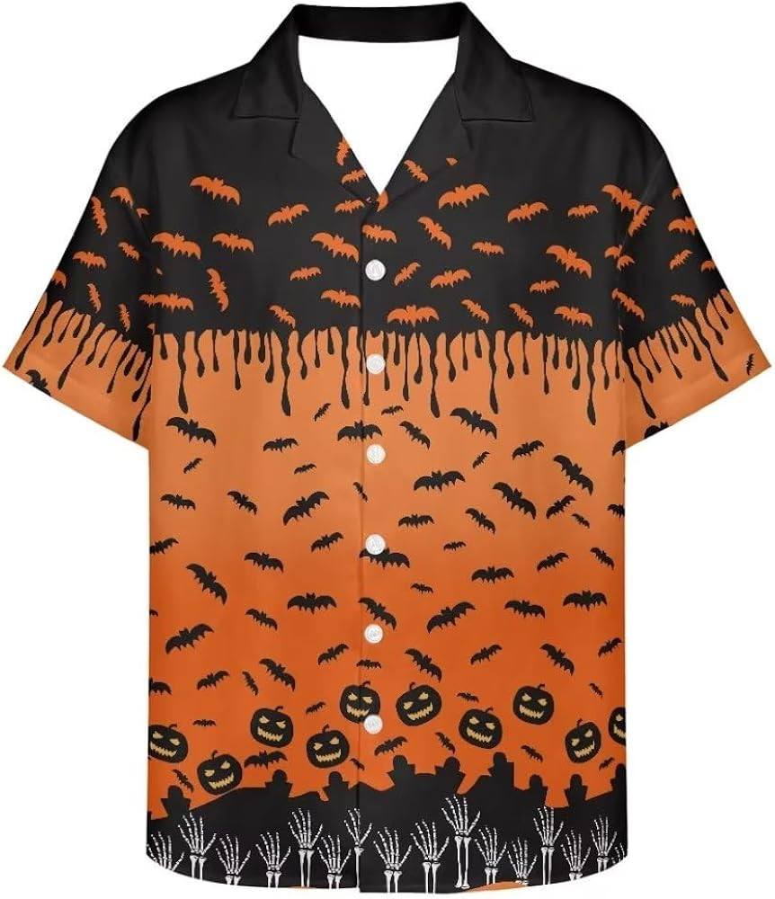 Men's Hawaiian Shirt Button Down Short Sleeves Trendy Regular Fit Shirts | Amazon (US)