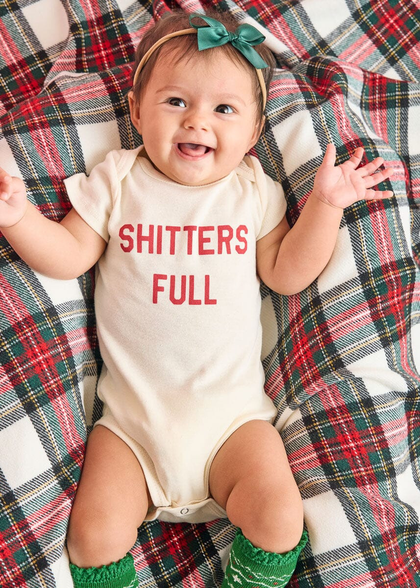 Shitters Full Onesie - Natural | Alice & Wonder