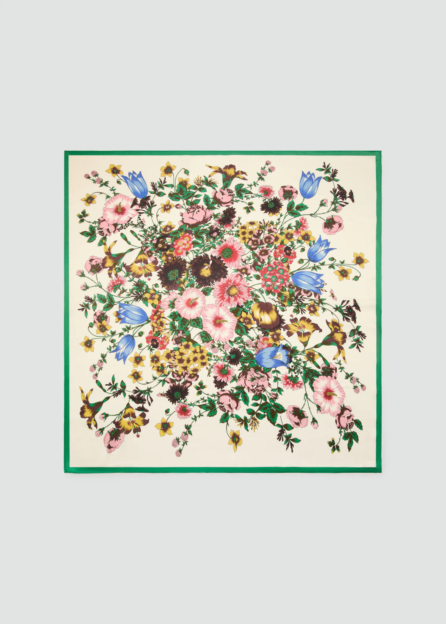 Floral satin scarf | Mango (US/MX/AU)