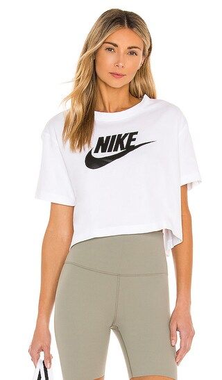 NSW Essential Crop Tee in White | Revolve Clothing (Global)