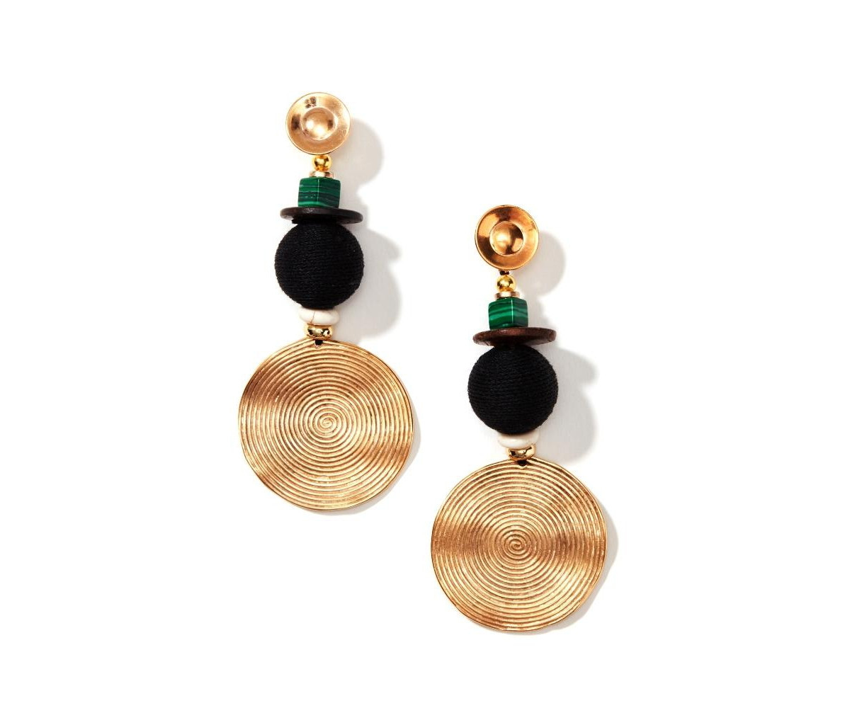 Nectar Nectar New York Spiral Dangle Earrings - Gold Plated | Macy's
