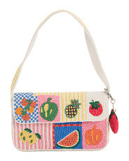 Beaded Seedling Sparkle Flap Shoulder Bag | Handbags | Marshalls | Marshalls