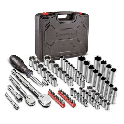 Powerbuilt 80 Piece Auto Mechanic's Service Tool Set | Target