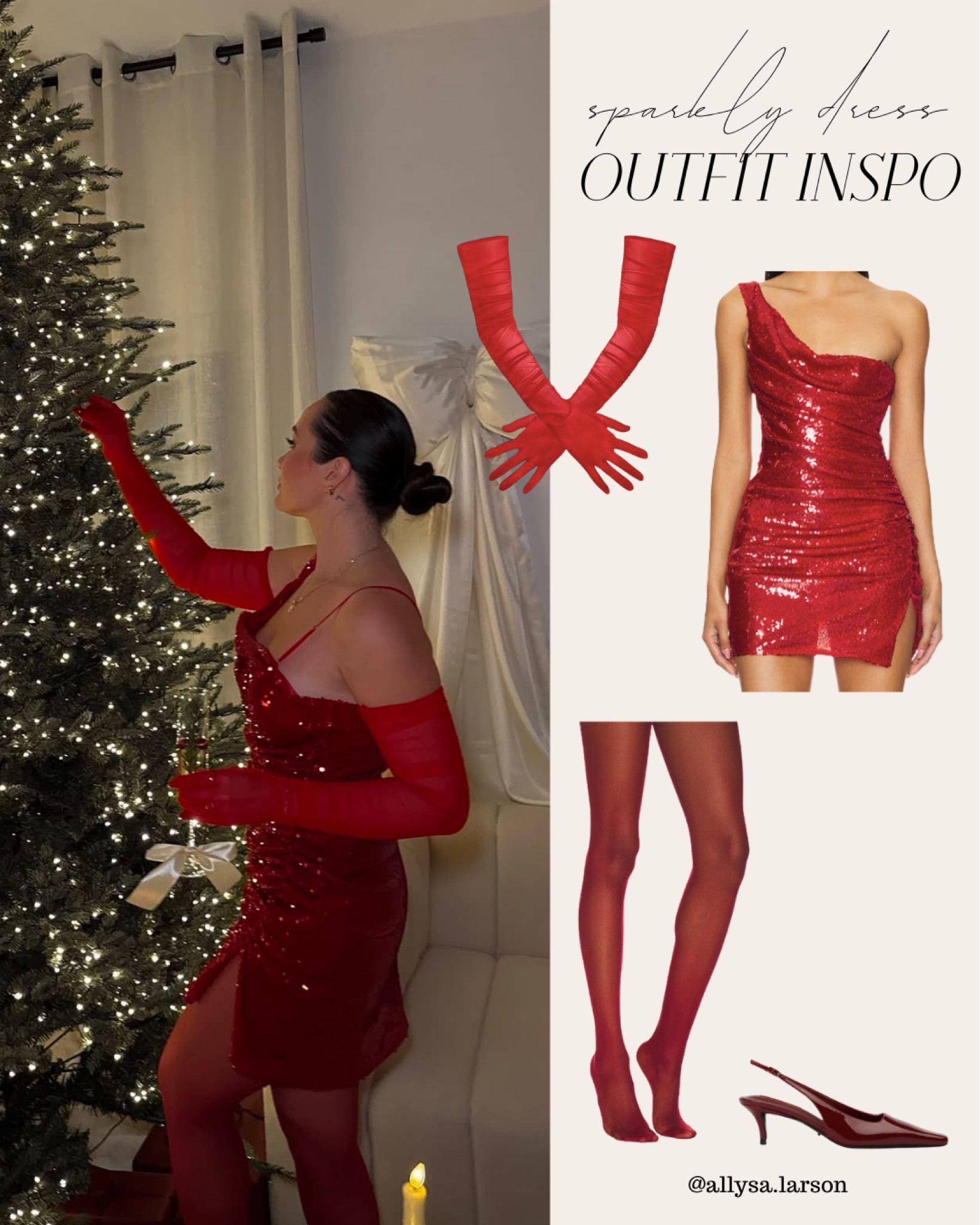 The cutest red sparkly dress for the holidays 

#LTKSeasonal #LTKHoliday #LTKStyleTip