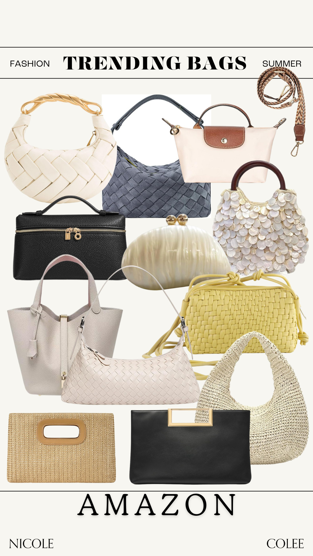 My most fun and used bags from AMAZON, here for your shopping pleasure!!  So many great styles at affordable prices!

Nicole Colee, Amazon, Purses, totes, Bags, vacation bags, designer bag dupe 

 #LTKGiftGuide #LTKStyleTip #LTKItBag