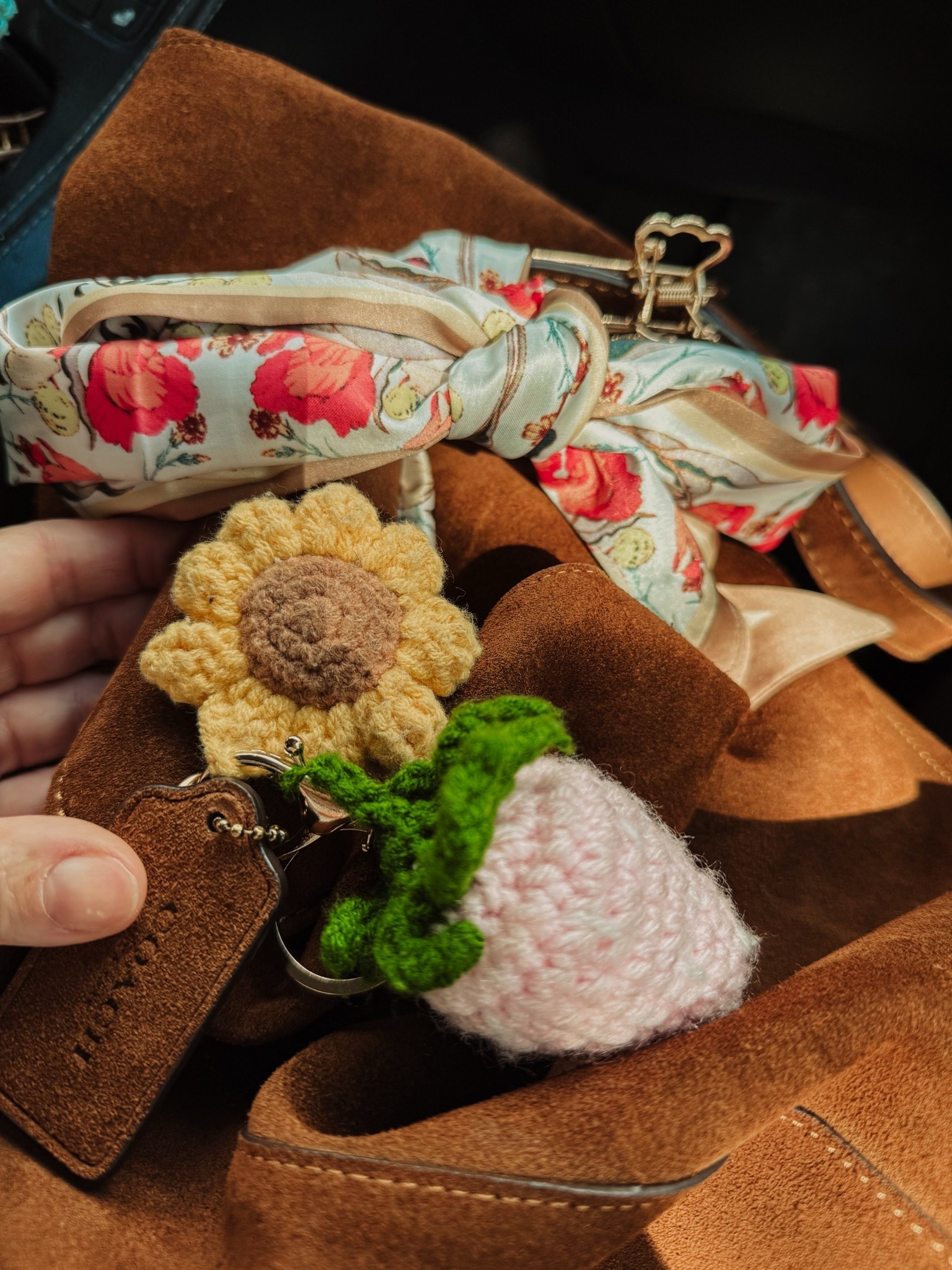 Bag Charms… just inspo since they are homemade 😘

#LTKWorkwear #LTKootd #LTKTravel