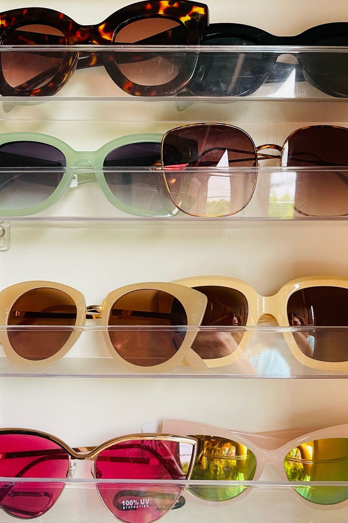 How I organize my sunglasses: with a nail polish holder. The perfect summer purchase for organizing accessories. Only $10 each 

#LTKxPrimeDay #LTKbeauty #LTKhome