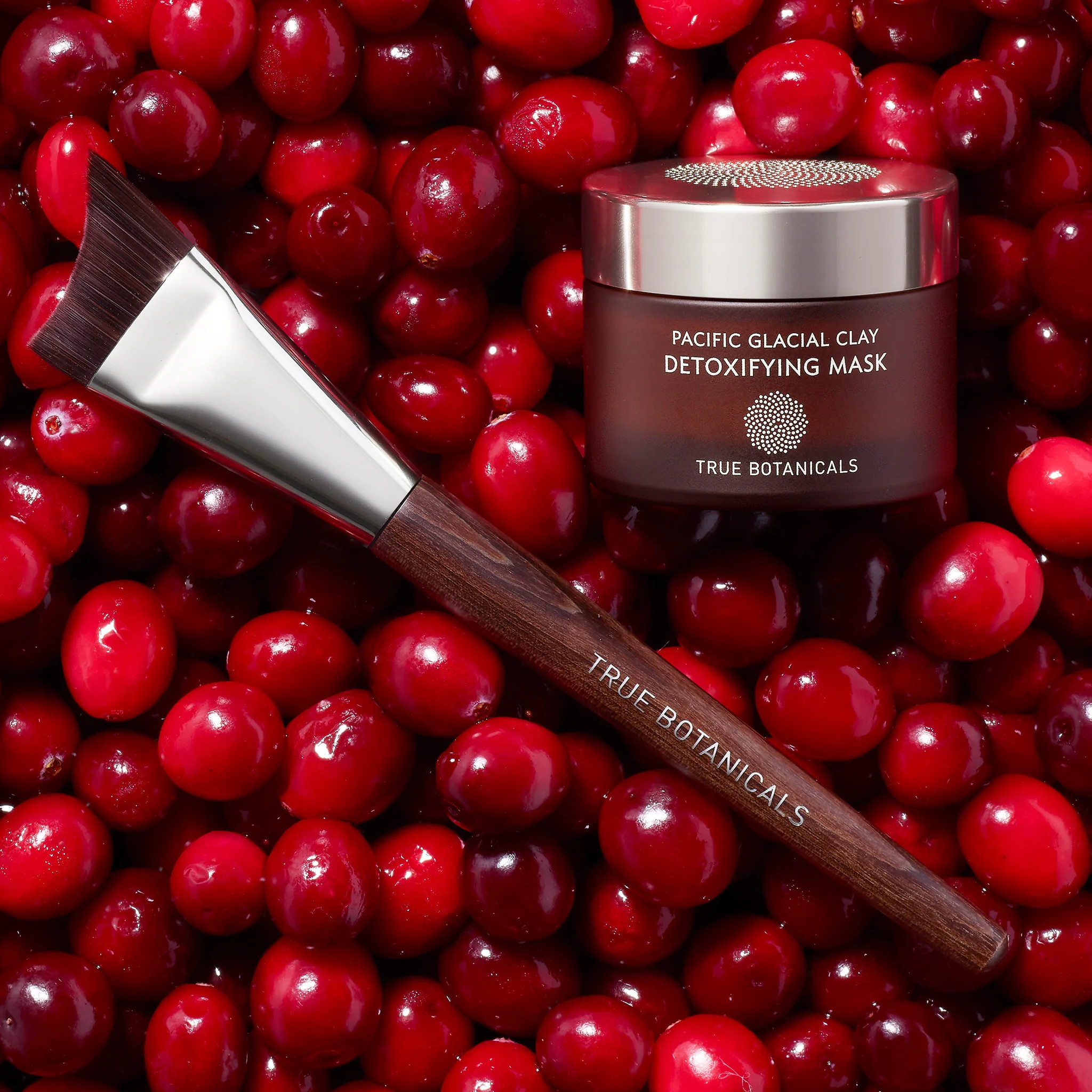 "You Deserve It" Clay Face Mask with Mask Brush | True Botanicals, LLC