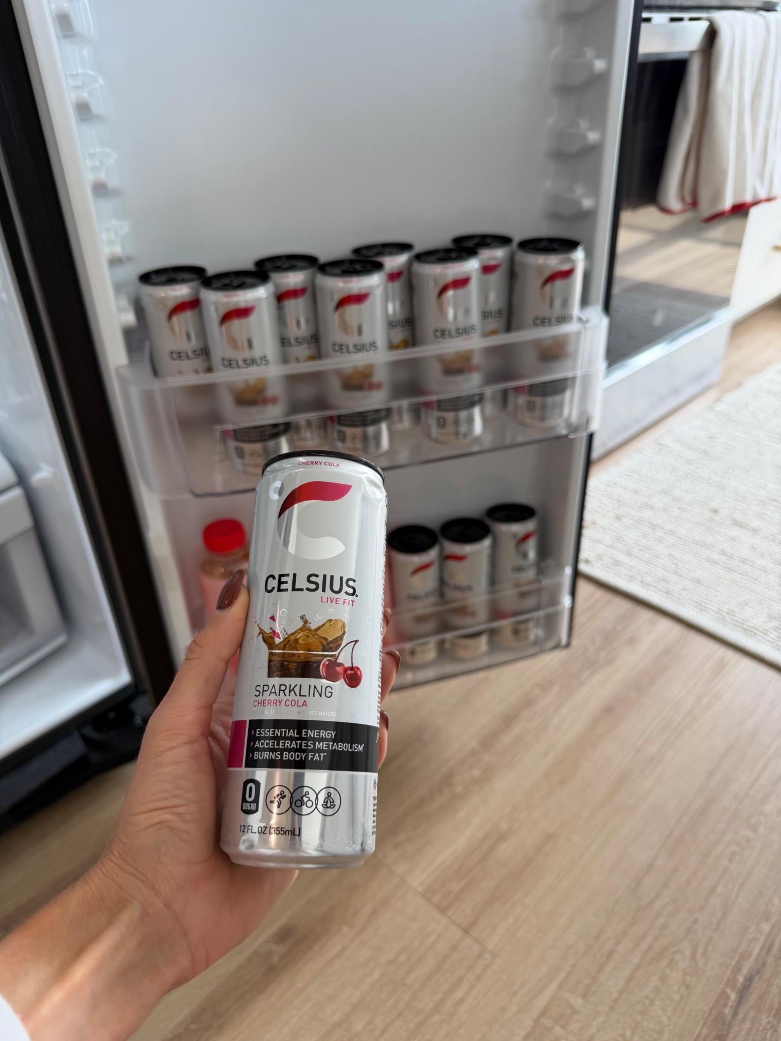 THE FLAVOR I ALWAYS RECOMMEND
→ if you haven’t tried Celsius yet, start here 🍒
→ hard hitter every single time
→ perfect pre-workout for warmer days ahead