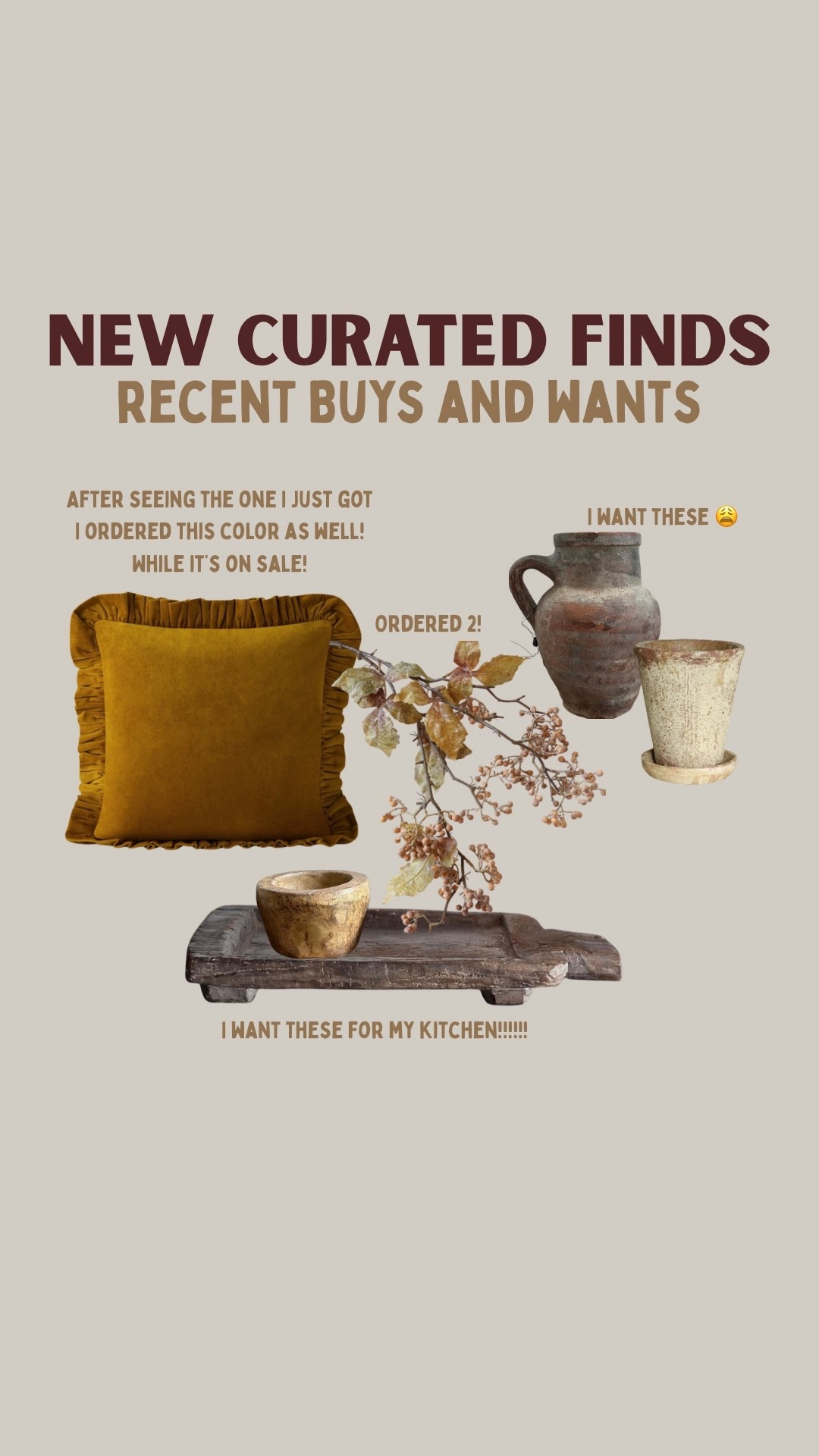 Recent buys and wants! 

#LTKHoliday #LTKGiftGuide #LTKdayinmylife