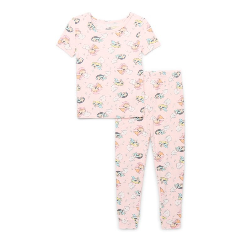 Character Toddler Viscose Unisex 2-Piece Pajama Set, Sizes 12M-5T | Walmart (US)
