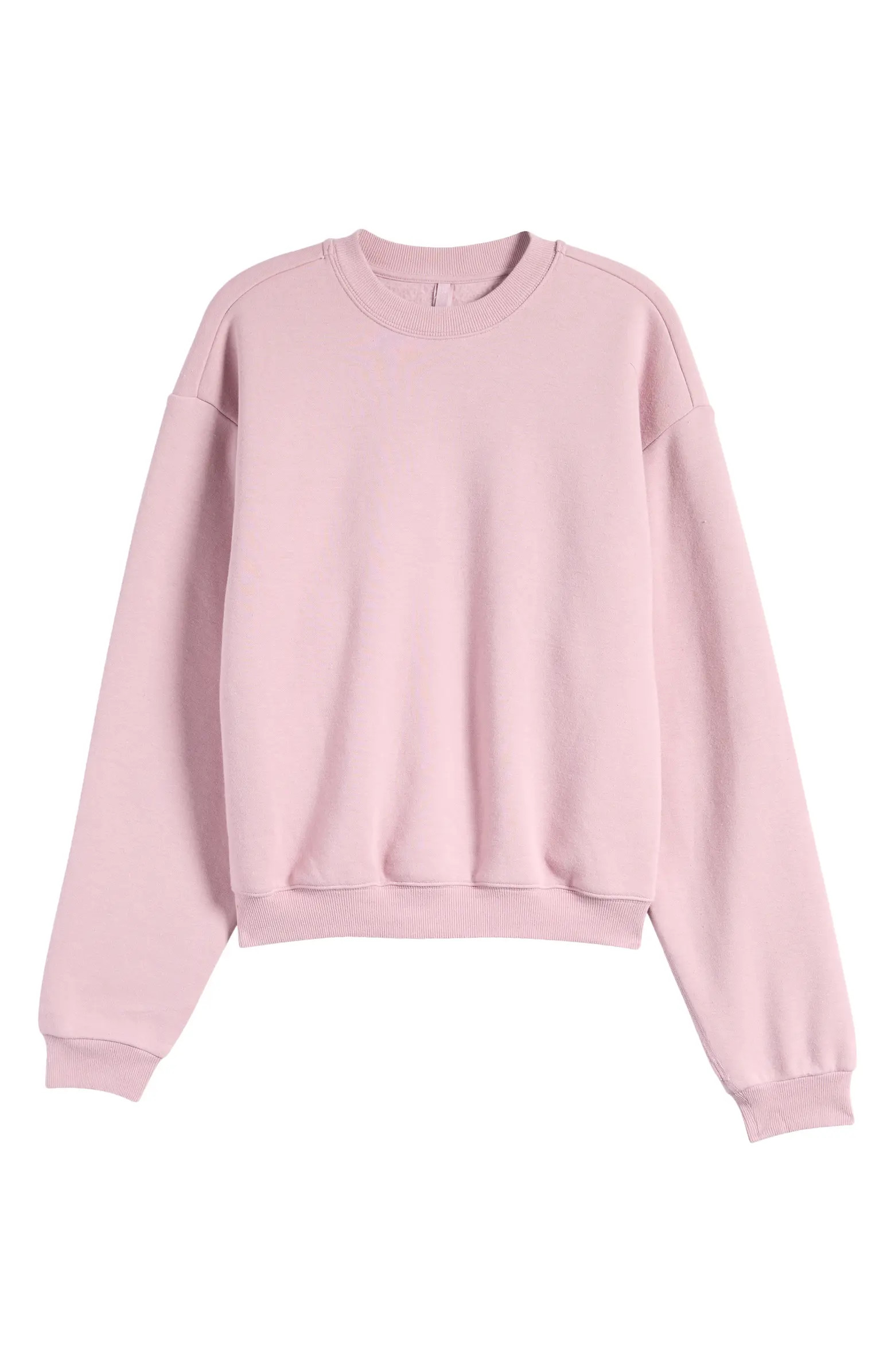 Cotton Blend Fleece Classic Crew Sweatshirt | Nordstrom