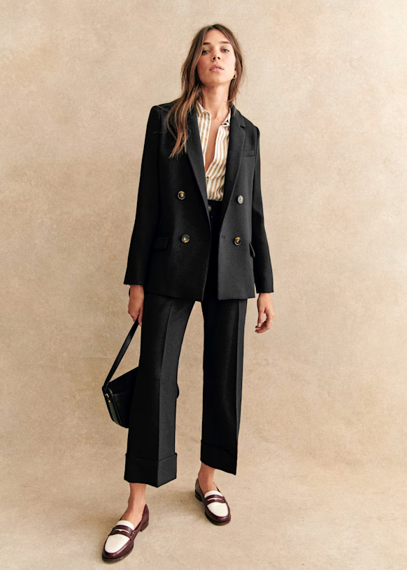 Christie Jacket - Black - Recycled polyester - Sézane | Sezane Paris - US